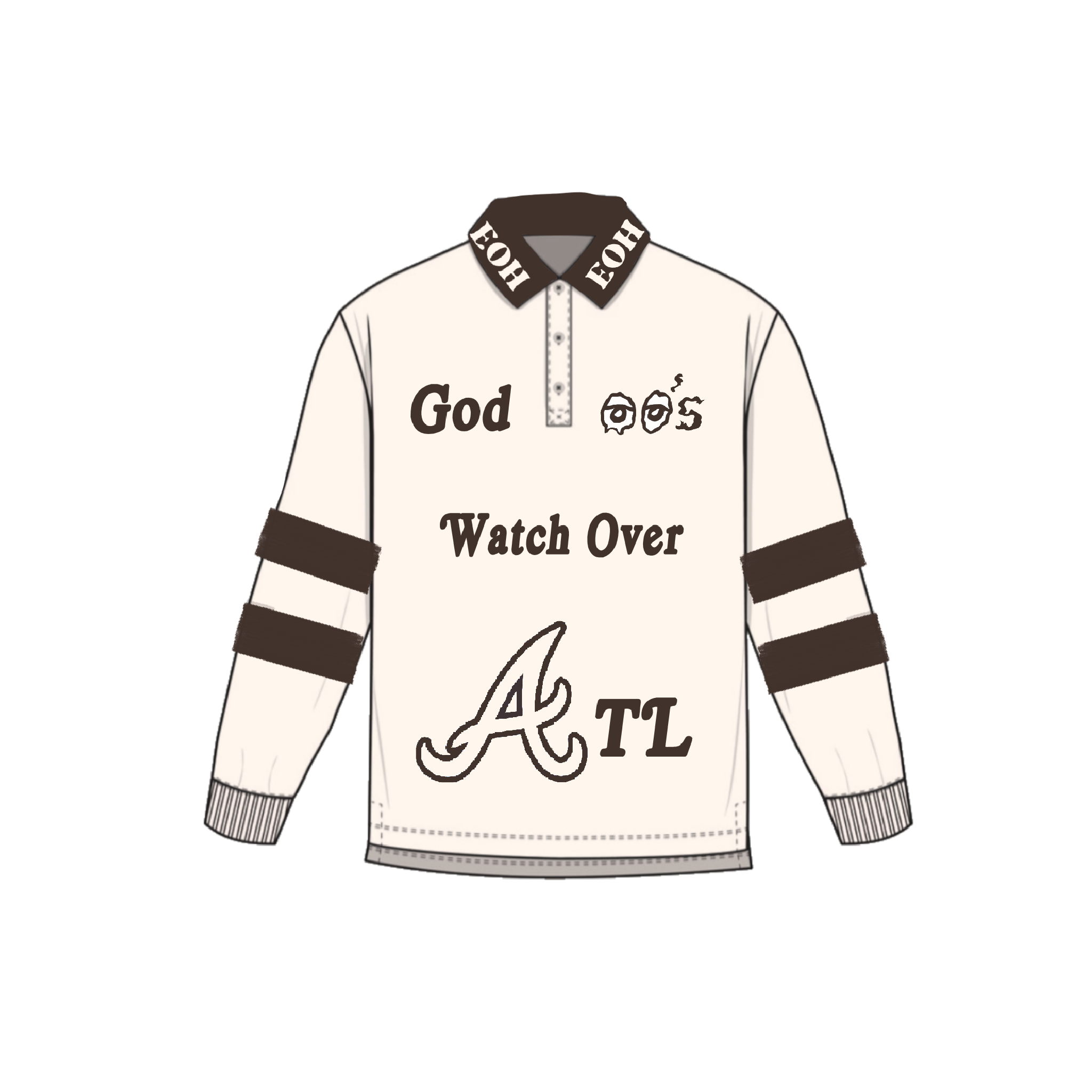 God W/O ATL Sweater (Brown)