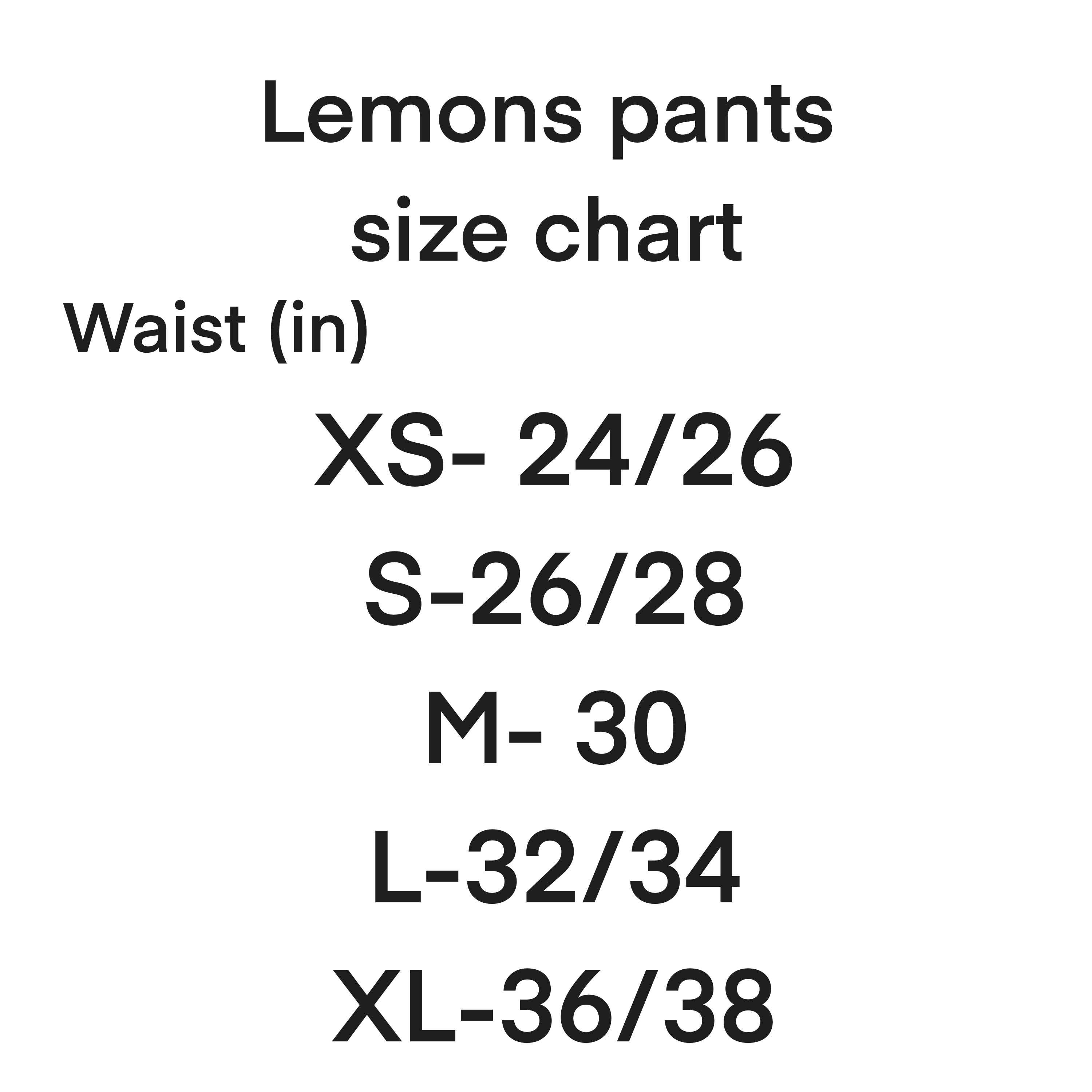 Lemons (pants)
